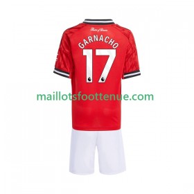 Maillot/Tenue Manchester United Alejandro Garnacho 17 Enfant Domicile 2025/2026